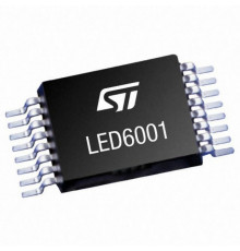 LED6001TR, LED драйвер-ШИМ диммирование 1-канальный 16HTSSOP