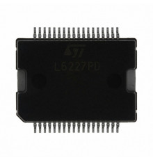 L6229PD, Драйвер 3-хфазного бесколлекторного двигателя постоянного тока, 52В, 1.4А, ШИМ управление, входы для датчиков Холла