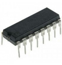 ULN2004APG, Транзисторный массив, 7xNPN 50В, 0.5А, 10.5кОм