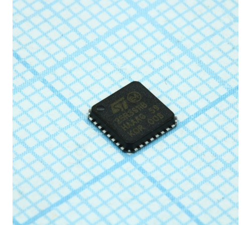 ST25R3911B-AQFT, Считыватель RFID-меток, 3.4-6.8 Мбит/с, считывание, запись 32-Pin VFQFPN EP лента на катушке ST25R3911B-AQFT, Считыватель RFID-меток, 3.4-6.8 Мбит/с, считывание, запись 32-Pin VFQFPN EP лента на катушке