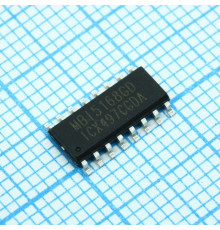MBI5168GD-A, Драйвер Led; 8 каналов; Iвых= 5-120mА; 25MHz; PWM; PrecisionDrive; Uп=5v
