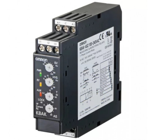Реле контроля Omron K8AK-AS1 100-240VAC Реле контроля Omron K8AK-AS1 100-240VAC
