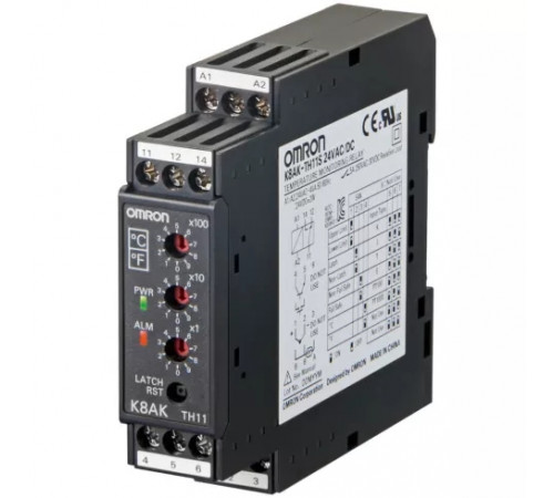 Реле контроля температуры Omron K8AK-TH12S 100-240VAC Реле контроля температуры Omron K8AK-TH12S 100-240VAC
