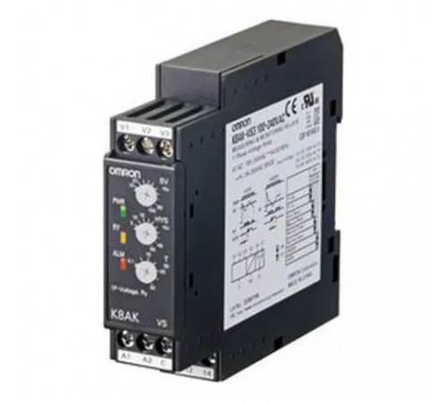Реле контроля Omron K8AK-VS2 24VAC/DC Реле контроля Omron K8AK-VS2 24VAC/DC