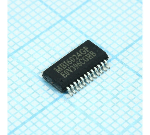 MBI6024GP, Драйвер Led; 12 каналов; Iвых= 3-45mА; S-PWM; Uп=3-5.5v MBI6024GP, Драйвер Led; 12 каналов; Iвых= 3-45mА; S-PWM; Uп=3-5.5v