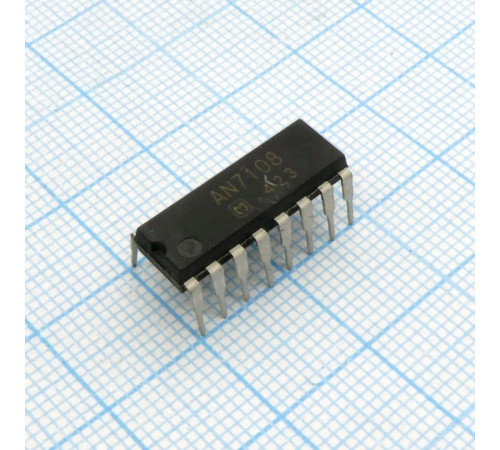 AN7108, УНЧ 2x0.1Вт (3В/32 Ом) AN7108, УНЧ 2x0.1Вт (3В/32 Ом)