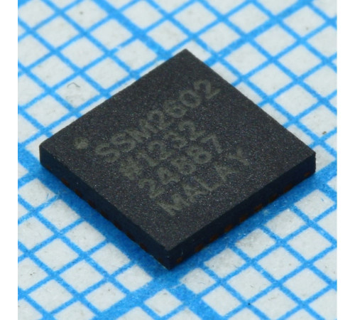 SSM2602CPZ-REEL7, Аудиокодек стерео 24 бит 28 LFCSP SSM2602CPZ-REEL7, Аудиокодек стерео 24 бит 28 LFCSP