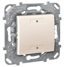 2-КНОП. ВЫК-ЛЬ С ИНДИКАТОРОМ LED, БЕЖ.