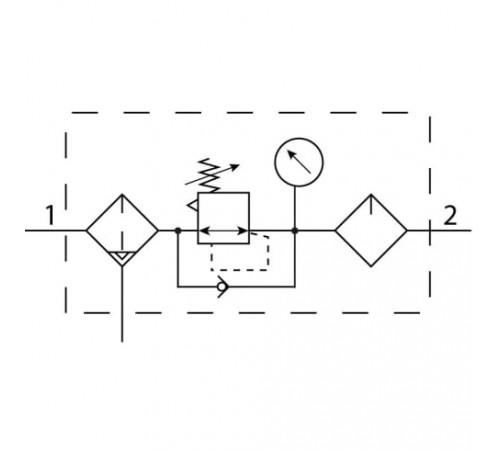 Блок подготовки воздуха Festo FRC-3/4-D-7-DI-MAXI-A Блок подготовки воздуха Festo FRC-3/4-D-7-DI-MAXI-A