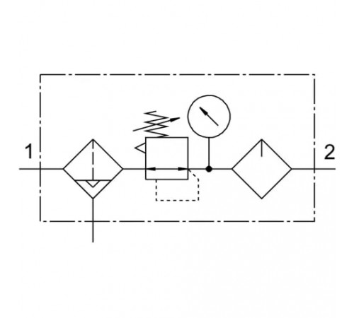 Блок подготовки воздуха Festo FRC-1/4-D-5M-MIDI-A Блок подготовки воздуха Festo FRC-1/4-D-5M-MIDI-A