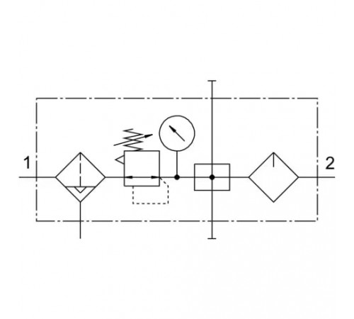 Блок подготовки воздуха Festo FRC-1/2-D-MIDI-KA-A Блок подготовки воздуха Festo FRC-1/2-D-MIDI-KA-A