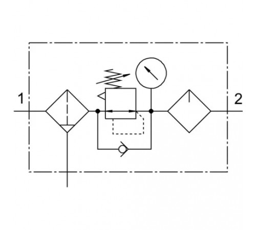 Блок подготовки воздуха Festo FRC-1-D-5M-MAXI Блок подготовки воздуха Festo FRC-1-D-5M-MAXI