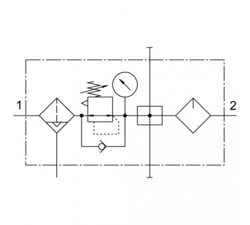 Блок подготовки воздуха Festo FRC-1/2-D-MAXI-KA-A Блок подготовки воздуха Festo FRC-1/2-D-MAXI-KA-A