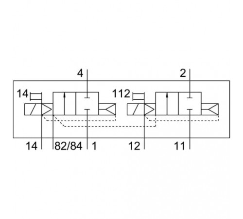 Распределитель с электромагнитным управлением Festo CPV10-M1H-2X2-GLS-M7-B-EX Распределитель с электромагнитным управлением Festo CPV10-M1H-2X2-GLS-M7-B-EX