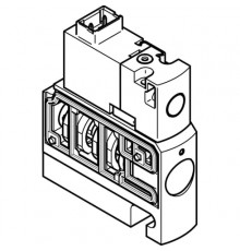 Распределитель с электромагнитным управлением Festo CPVSC1-M4H-D-T-M5C