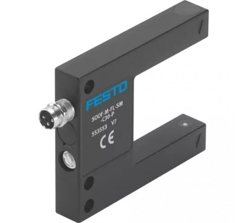 Световой барьер вилочного типа Festo SOOF-M-FL-SM-C30-N Световой барьер вилочного типа Festo SOOF-M-FL-SM-C30-N
