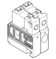 Распределитель с электромагнитным управлением Festo CPVSC1-M4H-J-T-Q3