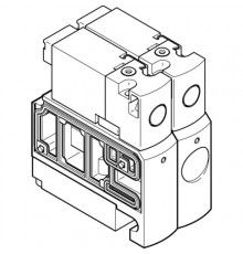 Распределитель с электромагнитным управлением Festo CPVSC1-M1HT-J-H-M5