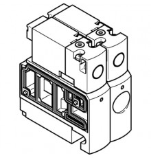 Распределитель с электромагнитным управлением Festo CPVSC1-M4H-J-H-M5