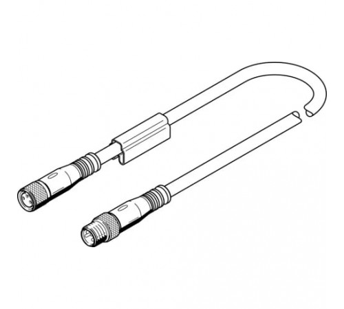 Соединительный кабель Festo NEBU-M8G3-K-2.5-M8G4 Соединительный кабель Festo NEBU-M8G3-K-2.5-M8G4