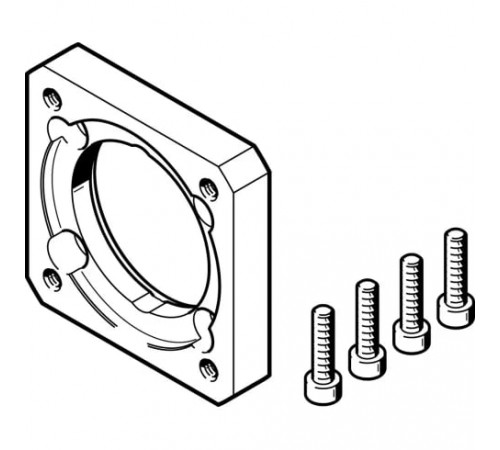 Фланец электродвигателя Festo EAMF-A-48A-70A Фланец электродвигателя Festo EAMF-A-48A-70A