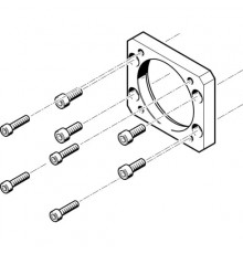Фланец электродвигателя Festo EAMF-A-62B-70A