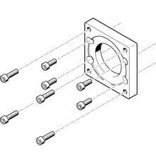 Фланец электродвигателя Festo EAMF-A-62B-87A