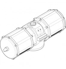 Неполноповоротный привод Festo DAPS-4000-090-RS1-F25