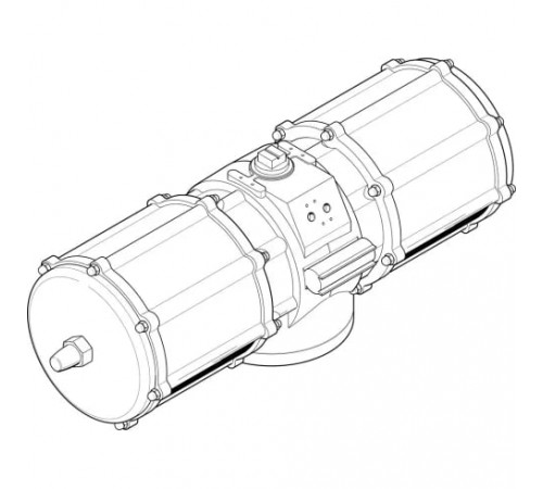 Неполноповоротный привод Festo DAPS-4000-090-RS2-F25