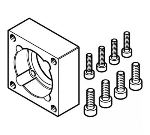 Фланец электродвигателя Festo EAMF-A-38A-60S/60T Фланец электродвигателя Festo EAMF-A-38A-60S/60T