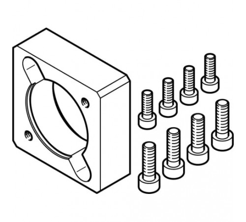Фланец электродвигателя Festo EAMF-A-38A-40S/40T Фланец электродвигателя Festo EAMF-A-38A-40S/40T