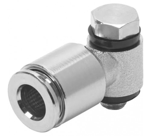 Штуцер цанговый угловой с наружным шестигранником Festo NPQM-LH-G14-Q6-P10 Штуцер цанговый угловой с наружным шестигранником Festo NPQM-LH-G14-Q6-P10
