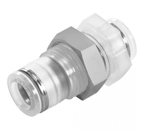 Муфта цанговая для панельного монтажа прямая Festo NPQP-H-Q6-E-FD Муфта цанговая для панельного монтажа прямая Festo NPQP-H-Q6-E-FD