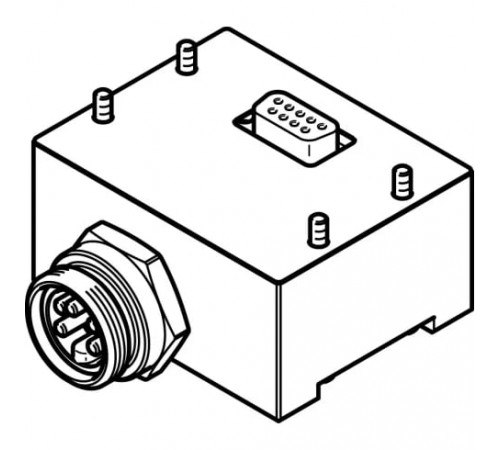 Плита для блочного монтажа Festo CPX-AB-1-7/8-DN Плита для блочного монтажа Festo CPX-AB-1-7/8-DN