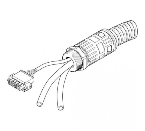 Соединительный кабель Festo NHSB-A1-10-BLG5-LE5-PU8-2XBB Соединительный кабель Festo NHSB-A1-10-BLG5-LE5-PU8-2XBB