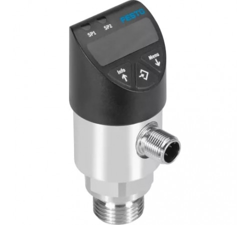 Датчик давления Festo SPAW-B11R-G12M-2P-M12 Датчик давления Festo SPAW-B11R-G12M-2P-M12