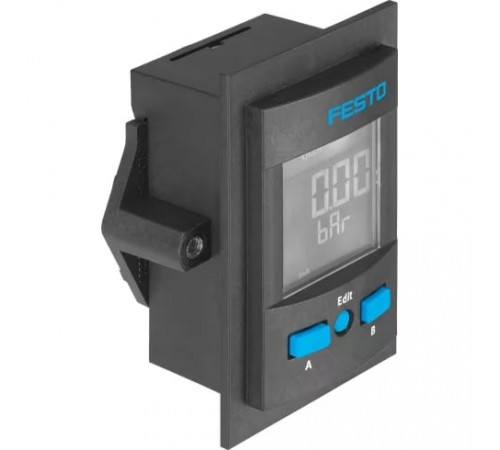 Датчик давления Festo SPAU-P10R-F-Q4-L-PNLK-PNVBA-M12 Датчик давления Festo SPAU-P10R-F-Q4-L-PNLK-PNVBA-M12