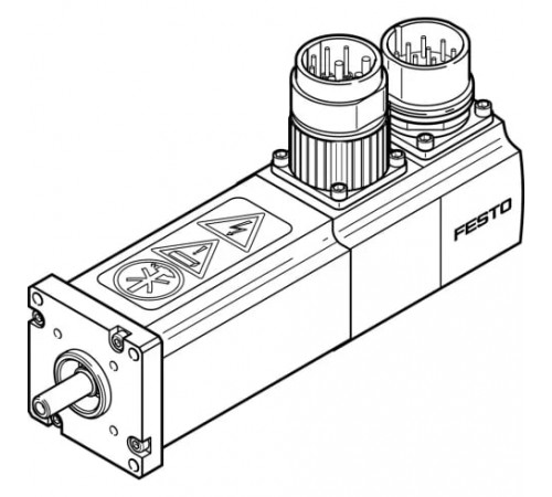 Серводвигатель Festo EMMS-AS-40-S-LS-SRB Серводвигатель Festo EMMS-AS-40-S-LS-SRB