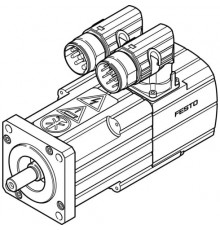 Серводвигатель Festo EMMS-AS-55-SK-HS-RRB-S1