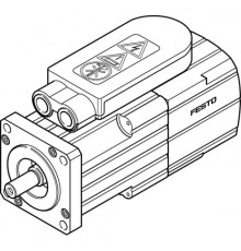 Серводвигатель Festo EMMS-AS-55-SK-LS-TSB-S1