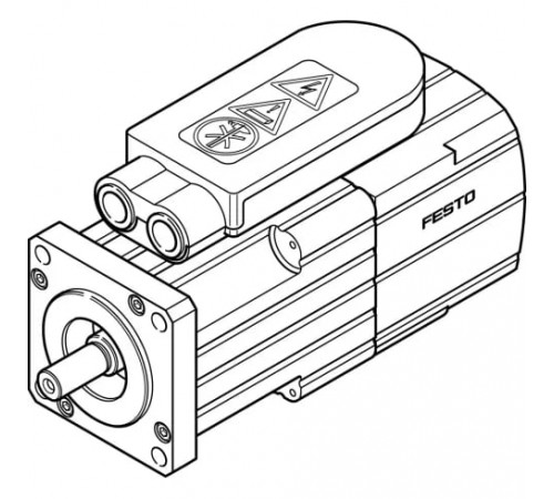 Серводвигатель Festo EMMS-AS-55-SK-LS-TSB-S1 Серводвигатель Festo EMMS-AS-55-SK-LS-TSB-S1