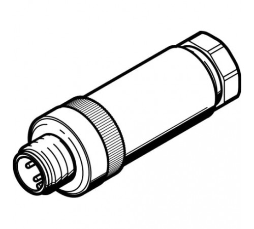 Штекер Festo NECU-S-M12G4-P2-IS