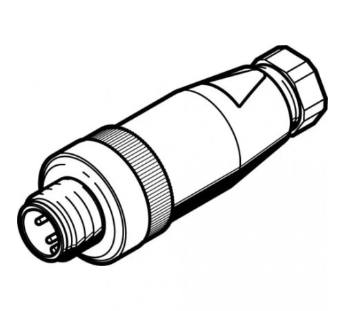 Штекер Festo NECU-S-M12G4-P1-Q6-IS Штекер Festo NECU-S-M12G4-P1-Q6-IS