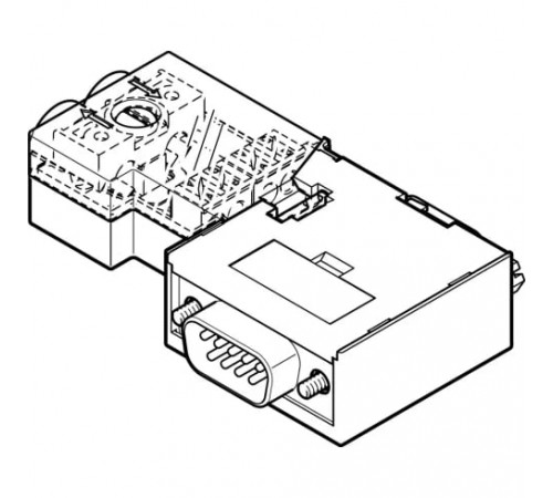 Штекер Festo NECU-S1W9-C2-APB Штекер Festo NECU-S1W9-C2-APB