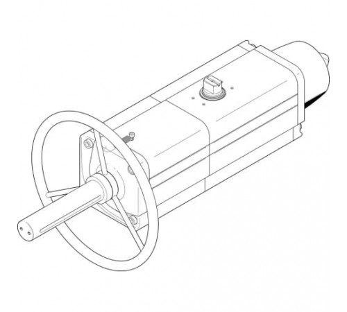 Неполноповоротный привод Festo DAPS-0480-090-RS1-F1012-MW Неполноповоротный привод Festo DAPS-0480-090-RS1-F1012-MW