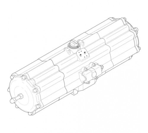 Неполноповоротный привод Festo DAPS-2880-090-RS4-F16-T6