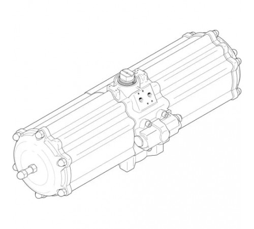 Неполноповоротный привод Festo DAPS-1920-090-RS4-F16-T6