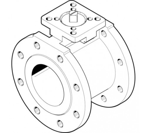 Шаровой кран Festo VZBC-80-FF-16-22-F07-V4V4T Ру16 Ду80 (PN16 DN80) Шаровой кран Festo VZBC-80-FF-16-22-F07-V4V4T Ру16 Ду80 (PN16 DN80)
