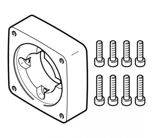 Фланец электродвигателя Festo EAMF-A-44C-60P Фланец электродвигателя Festo EAMF-A-44C-60P
