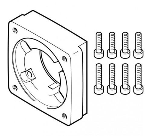 Фланец электродвигателя Festo EAMF-A-48A-80P Фланец электродвигателя Festo EAMF-A-48A-80P